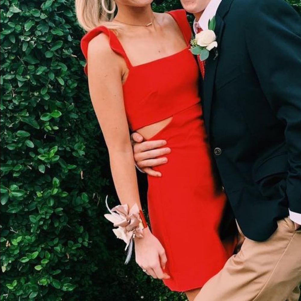 Likely cutout mini dress